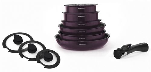 Batterie 10 pièces Arthur Martin AM576 Violet