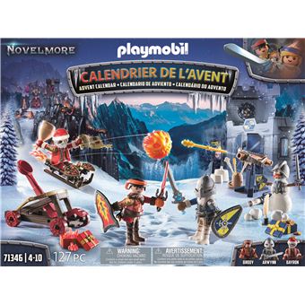 Playmobil Novelmore 71346 Calendrier de l'Avent Noël chevaliers