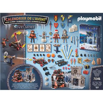 Playmobil Novelmore 71346 Calendrier de l'Avent Noël chevaliers