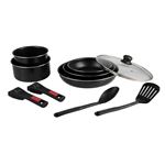 Batterie de cuisine Sitram 10 pièces Noir