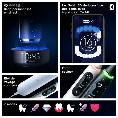 Brosse à Dents électrique Oral-B IO 10 - Édition Cadeau Blanche | Neuf Sous Blister