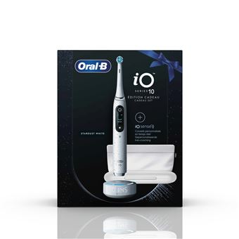 Oral-B IO 10 Brosse À Dents Électrique Blanche Connectee Bluetooth + Pochette
