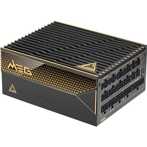 Alimentation PC modulaire MSI MEG Ai1600T PCIE5 1600W 80 PLUS Platinum noir