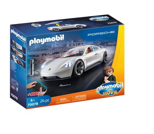 PLAYMOBIL THE MOVIE REX DASHER + PORSCHE MISSION E