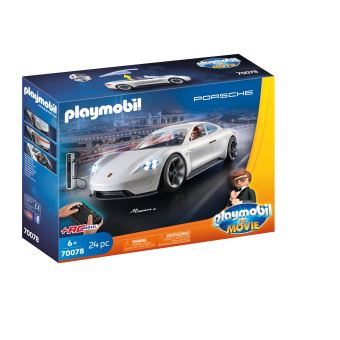 playmobil 9089 voiture de course noire radiocommandée noir