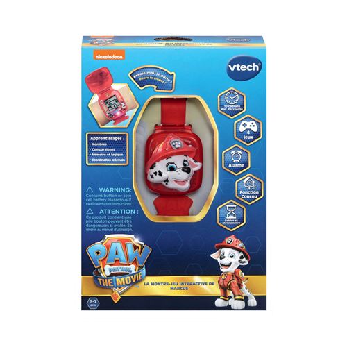 La montre-jeu interactive de Marcus Vtech Pat Patrouille Le Film