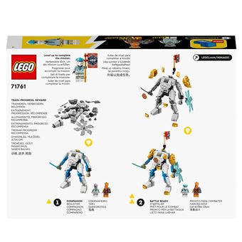 LEGO® NINJAGO® 71761 Le robot de puissance de Zane Évolution