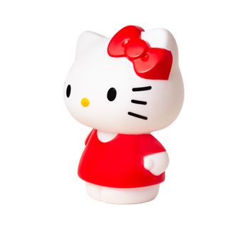 Lampe LED Teknofun Hello Kitty 25cm Blanc et Rouge