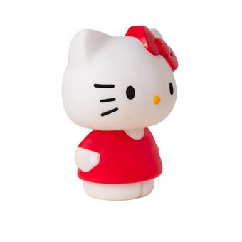 Lampe LED Teknofun Hello Kitty 25cm Blanc et Rouge