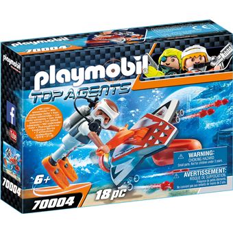 Playmobil Top Agents 70004 Propulseur Sous-Marin Spy Team - 1