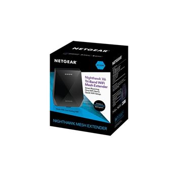 Répéteur Wifi Mesh tribande AC2200 Netgear EX7700 Nighthawk X6 Noir Reconditionné