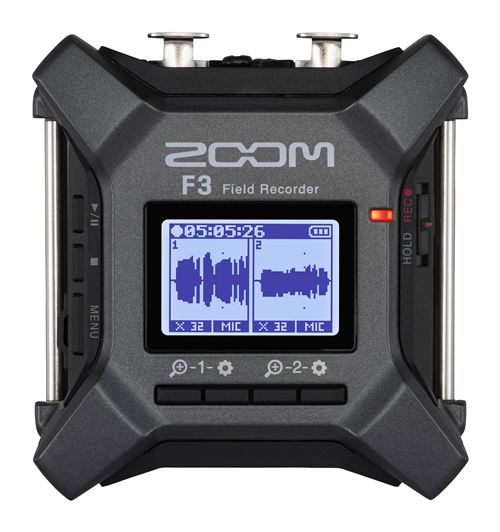 ZOOM - F3, 2-Channel/2-Track Field Audio Recorder