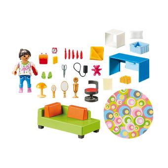 Playmobil Dollhouse 70209 Chambre d'enfant avec canapé-lit