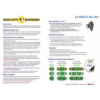 Jeu de société Orang outan Dog City Domino