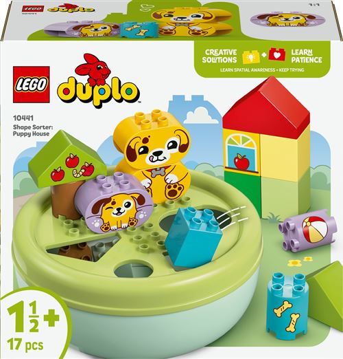 LEGO® DUPLO® My First 10441 Trieur de formes : la niche du chiot
