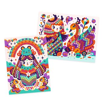 Coffret mosaiques kokeshi