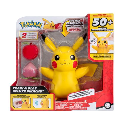 Figurine Bandai Pikachu intéractif et ses accessoires