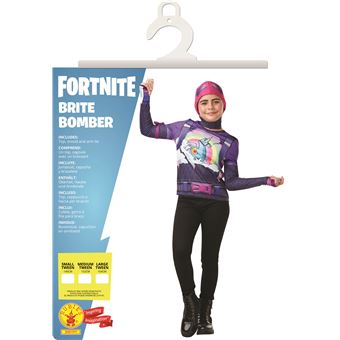 Costume et cagoule Fortnite Brite Bomber Taille XL 9-10 ANS