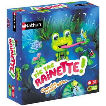 Jeu d’ambiance Nathan Tic tac rainette