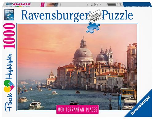 Puzzle 1000 Pièces Ravensburger L'Italie Méditerranéenne