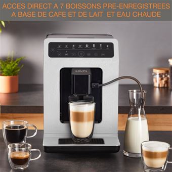 KRUPS Evidence Eco-Design Machine a cafe grains, Espresso et Cappuccino EA897A10