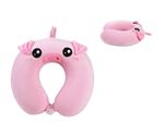 Oreiller de voyage Itotal Cochon Rose