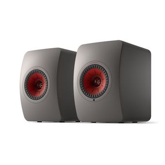 Enceintes actives Hifi connectées Kef LS50 Wireless II Gris Titane vendues par paire - 1