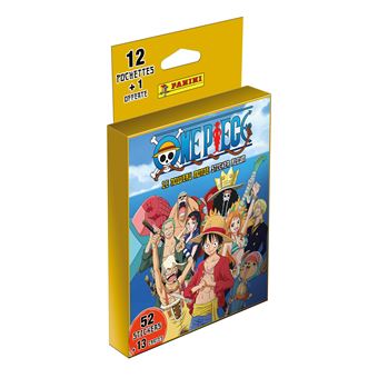 Carte à collectionner Panini One piece 3 Blisters 12 pochettes et 1 offerte