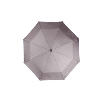 Parapluie Isotoner 3 sections acier ouverture et fermeture automatiques Gris lilas