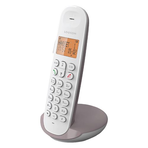 Téléphone sans fil Logicom Iloa 150 sans répondeur Taupe Téléphone sans fil Logicom Iloa 150 sans répondeur Taupe