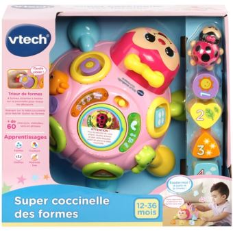 Jeu éducatif Baby Super coccinelle des formes Rose Vtech