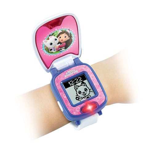 Educatief horloge Vtech Gabby et la maison magique Pandy Pattes interactief horloge spel Leerklok en wekker Fnac.be