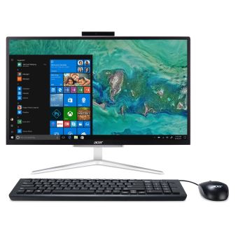 PC Tout en un Acer Aspire C22-820 DQ.BDZEF.008 21,5" Intel Celeron 8 Go RAM 1 To SATA Argent - 1