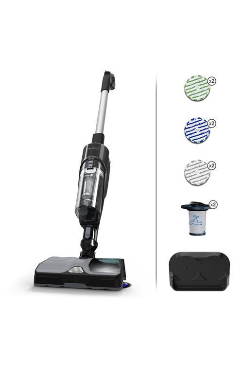 Aspirateur balai Rowenta X-Combo GZ3039WO Noir Reconditionné - Rowenta