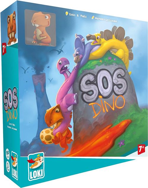 Jeu d’ambiance Loki 51474loki – Coopératif SOS Dino, Aidez les Dinosaures