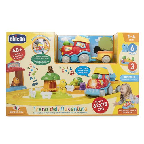 Train de l'aventure Chicco Bilingue