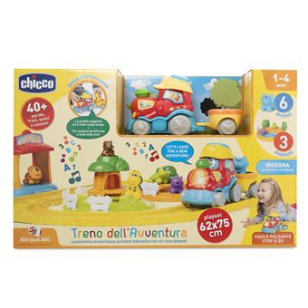 Chicco train d'aventure junior 31 cm jaune 3 parties