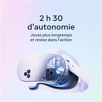 Casque de réalité virtuelle et mixte Meta Quest 3S 128 Go - Casque