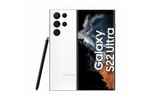 Acheter Smartphone Samsung Galaxy S22 Ultra 6.8"" Double SIM 5G 12 Go RAM 256 Go Blanc État correct - 376,00 € Smartphone Samsung Galaxy S22 Ultra 6.8"" Double SIM 5G 12 Go RAM 256 Go Blanc État correct - Samsung reconditionné disponible sur Fnac