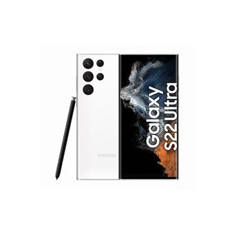Smartphone Samsung Galaxy S22 Ultra 6.8" Double SIM 5G 12 Go RAM 256 Go Blanc - 1