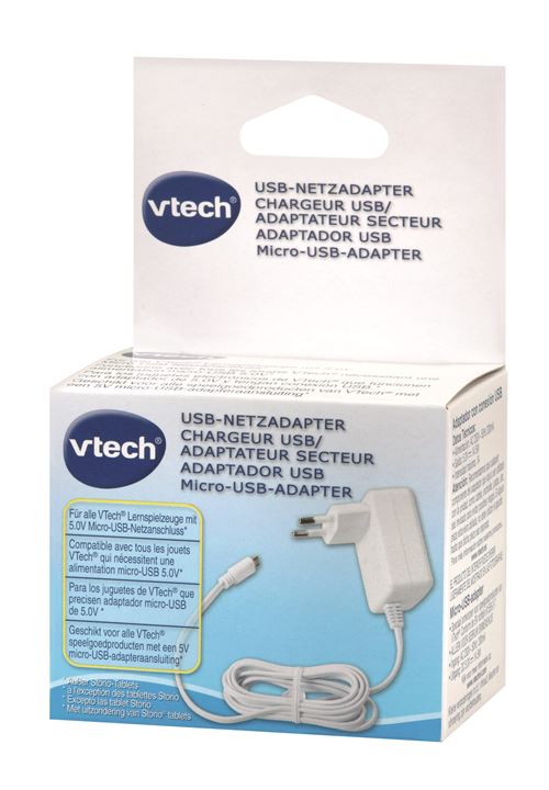 3€55 sur Vtech - 2181 - adaptateur - 7.5v (compatible storio) - Ordinateur  éducatif - Achat & prix