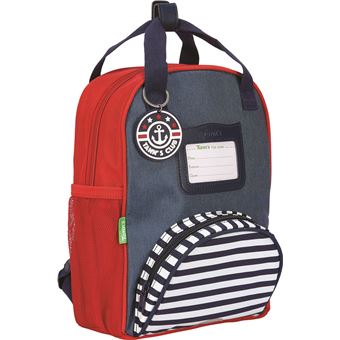 Sac à dos scolaire Tann's Taille XS Maxime Bleu et rouge