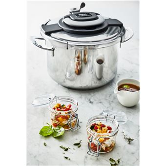 Autocuiseur Tefal Clipso+ Gourmet Pierre Gagnaire P4381400 8 litres Inox