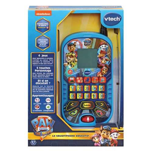 Le smartphone éducatif Vtech Pat Patrouille Le Film