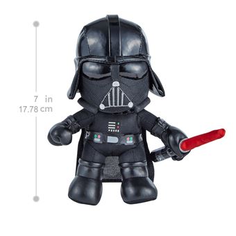 Peluche Star Wars Dark Vador lumineux 18 cm