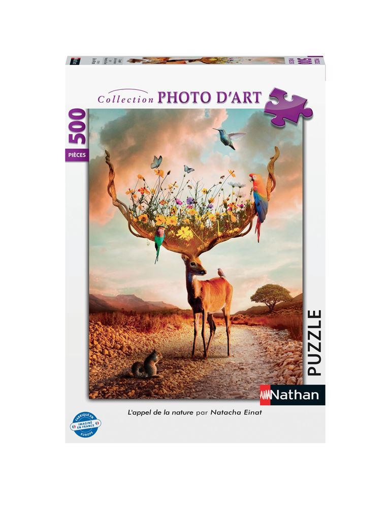 Puzzle 500 Pièces Nathan L'appel de la nature - Puzzle - Achat & prix