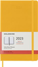 Agenda scolaire Moleskine 2022 2023 Journalier grand format Rigide Jaune Orangé