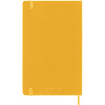 Agenda scolaire Moleskine 2022 2023 Journalier grand format Rigide Jaune Orangé