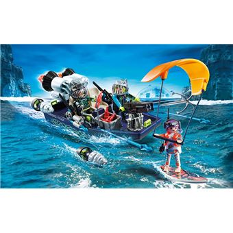 Playmobil Top Agents 70006 Bateau avec harpon S.H.A.R.K Team