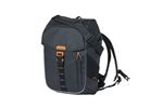 Sac à dos vélo Basil Miles Tarpaulin Nordlicht 17 L Noir et Orange